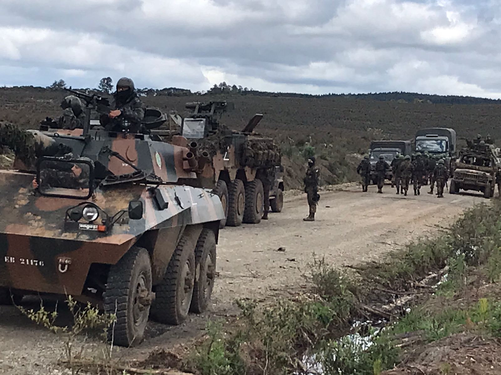 14ª Brigada de Infantaria Motorizada realiza exercícios militares na região