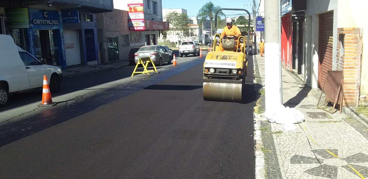 Prefeitura realiza obras de revitalização no Centro de Rio Negro